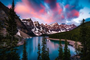 Lake Louise & Moraine Lake Tour with Canoe Experience