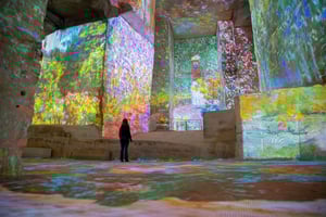 Les Baux-de-Provence: Entrada Carrières des Lumières