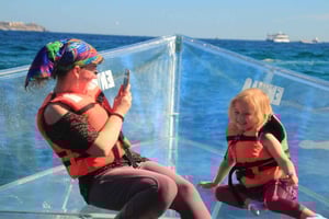 ロスカボス透明ボートアーチツアー