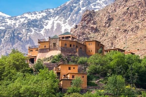 Marrakech: tour por la cordillera del Atlas y el desierto de Agafay con paseo en camello