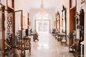 メリダ：ラ キンタ モンテス モリーナ美術館の入り口