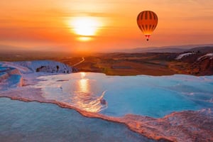 Pamukkale : Vol en montgolfière avec certificat de vol