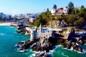 Santiago: Viña del Mar, Valparaiso, med vinsmaking