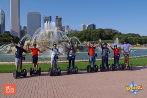 Erstaunliche Segway-Tour am Seeufer von Chicago
