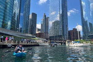 シカゴ：キャラクターとコンフ ガイド付きカヌーツアー