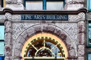 Chicago: Innvendig omvisning i Fine Arts Building