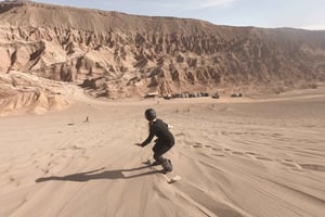 Atacama : cours de sandboard dans la Vallée de Mars