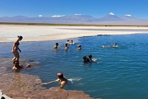 Tag på tur til Laguna Cejar