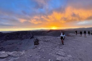 Verken Maanvallei met zonsondergang, snacks en verfrissingen