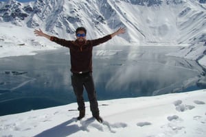 Serbatoio di un giorno intero del gesso, Cajon del Maipo