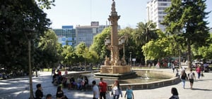 Independence Square in Concepcion