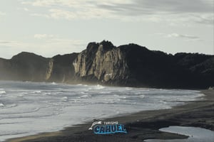 Muelle del Tiempo: klit og hav.