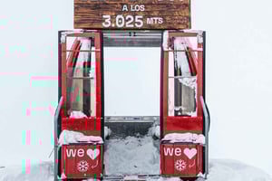 Privat tur til Valle Nevado, La Parva og Farellones