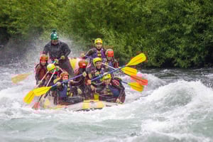 Pucón: Raftingeventyr for familien på Trancura Bajo-floden, moderat niveau