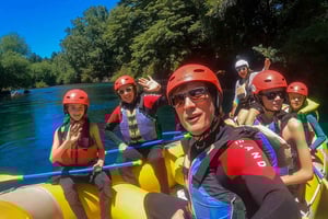 Pucón: galleggiamento in famiglia sul fiume Liucura per tutte le età