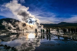 San Pedro de Atacama: El Tatio geiserveld en wetlands
