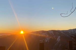 Santiago: Tour Andes Sunset