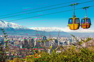 Santiago: Cable Car, Funicular & San Cristóbal Walking Tour