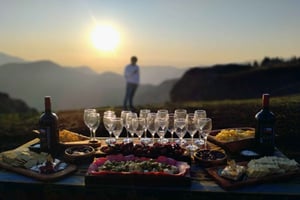 Santiago: Cordillera-Tour bei Sonnenuntergang mit Transfer und Picknick