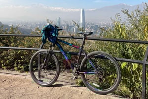 Santiago: fietstocht met gids door het Parque Metropolitano