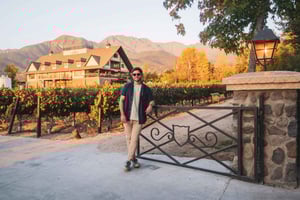 Santiago: Sunset at Vinicola Alyan Family