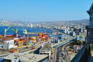 Valparaíso og Vina del Mar for cruisepassasjerer i privatbil