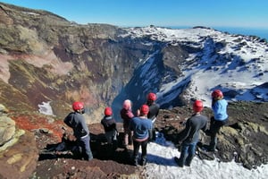 Oppstigning til Villarrica vulkan 2,847masl, fra Pucón