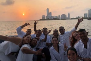 Tour di 2 ore a Cartagena vista tramonto in barca