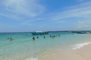 Isla Baru Colombia Rustig Baru-strand plus nachtelijke plankton