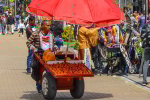 Bogotá: La Candelaria mattur med smaksprøver