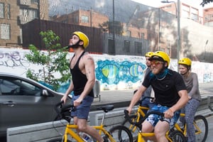 Tour privato in bicicletta di Bogotà con trasporto