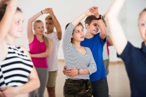 Aula de salsa em Bogotá