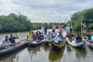Cartagena: Kanottur genom mangroveträsk