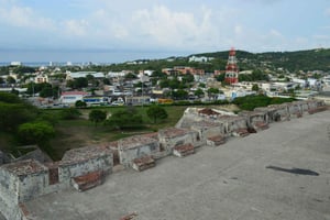 Cartagena: EINGANG ZUR BURG SAN FELIPE