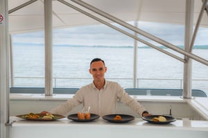 Cartagena: Auringonlasku Cartagenan lahdella Flamante-katamaraanilla