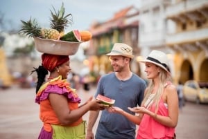 Cartagena: Ommuurde stad en Getsemani gedeelde wandeltour