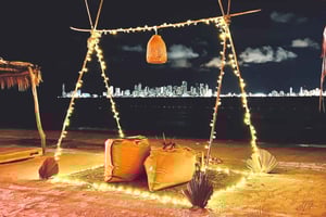 Dîner sur l'île de Fenix Beach