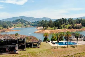 From Guatape: Pablo Escobar Mansion, Paintball & Boat Ride