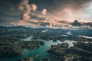 De Medellín: Tour particular em Guatape, El Peñol, passeio de barco