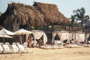 Koko päivä Isla baru playa Blanca Mambo Beach Clubissa Isla baru playa Blancassa