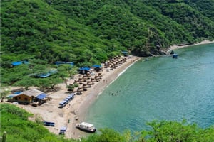 Однодневная экскурсия на пляж Инка-Инка с обедом из Санта-Марты