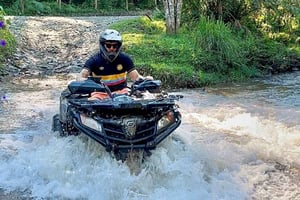 Guarne: ATV-avontuur met watervallen, rivieren en vallei