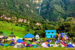 Från Bogota: Guidad vandring vid La Chorrera-vattenfallet