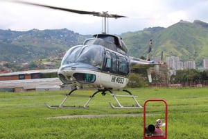 Passeio de helicóptero em Medellín