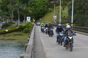 Circuit en moto de Medellin à Guatape