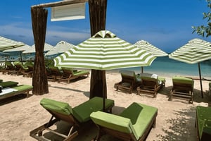 Rosario Islands Daypass på Mantas Beach