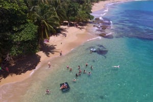 Santa Marta : Journée complète Tayrona 7 Olas, Playa Cristal Nenguaje