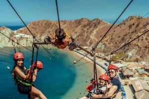 SANTA MARTA: RUNDTUR PÅ VITA STRANDEN + LUNCH + BALDAKIN (2 BEN)