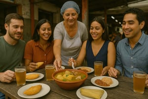 Tour gastronomico vegetariano nello street food di Medellín