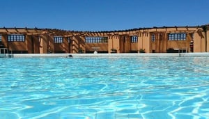 L'allure des Thermes bleus de Rotorua